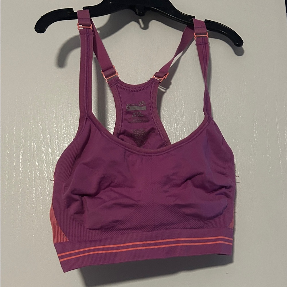 Old Navy Magenta and Coral Sports Bra